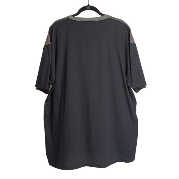 EMBLEM APPAREL New York City 1980 Gray Ombre Short Sleeve Black Shirt 3X NWT - Picture 2 of 6